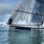 Arrival of the Transat Jacques Vabre 2011 for the second IMOCA 60, Alex Thomson and Guillermo Altadill on Hugo Boss (Farr Design) in Puerto Limon, Costa Rica.