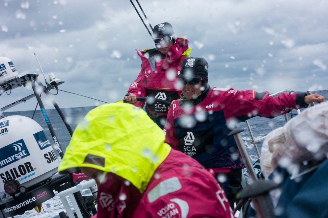 2014-15, Leg 7, OBR, Team SCA, VOR, Volvo Ocean Race, onboard, splash