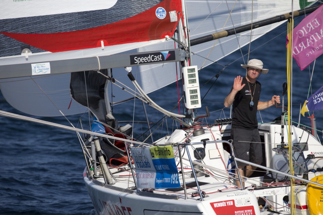 2015, ERIC BOMPARD, ETAPE 4, FIGARO, SOLITAIRE DU FIGARO 2015, VOILE