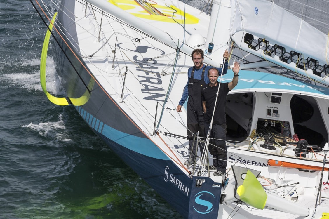 voile, classe imoca, class, 60 pieds, 60', monocoque, aout, entrainement, Bretagne, Sud, monohull, duo