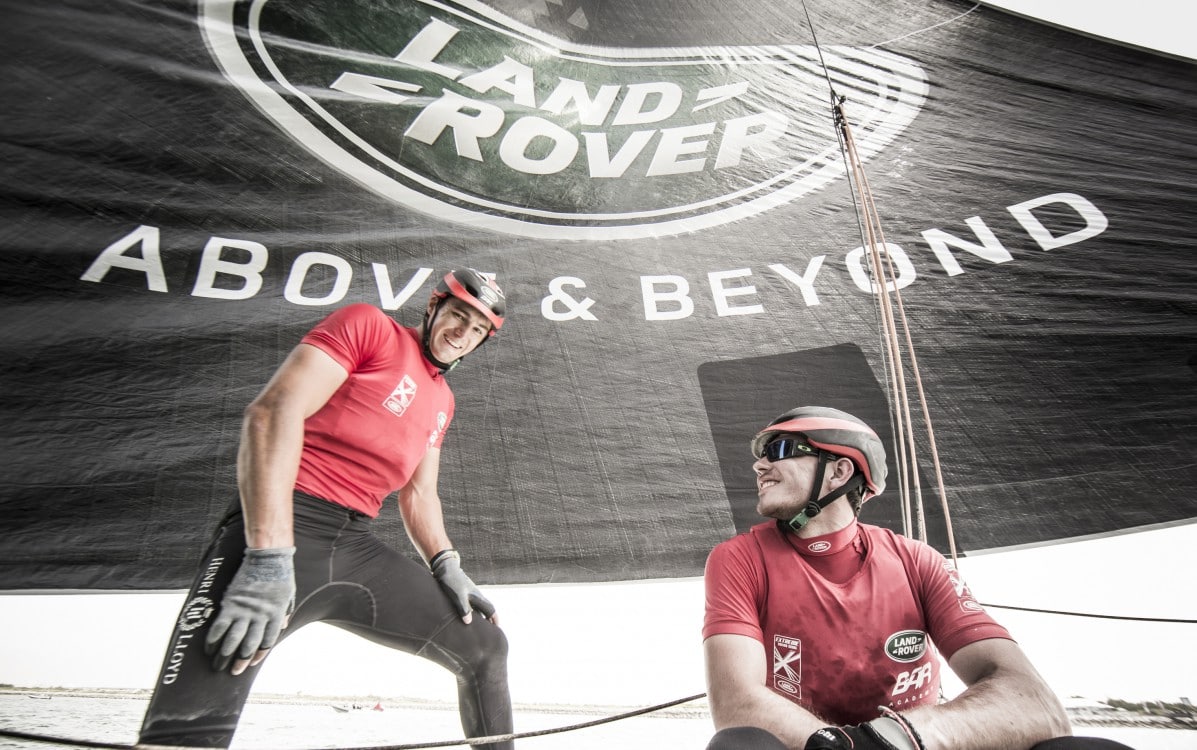 GC32, Foiling Catamaran, Muscat, Oman, The Extreme Sailing Series, Bleddyn Mon, Land Rover BAR Academy