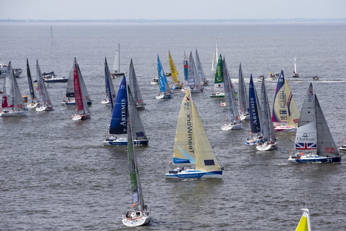 2016, DEPART, ERIC BOMPARD, FIGARO, SOLITAIRE BOMPARD LE FIGARO, VOILE