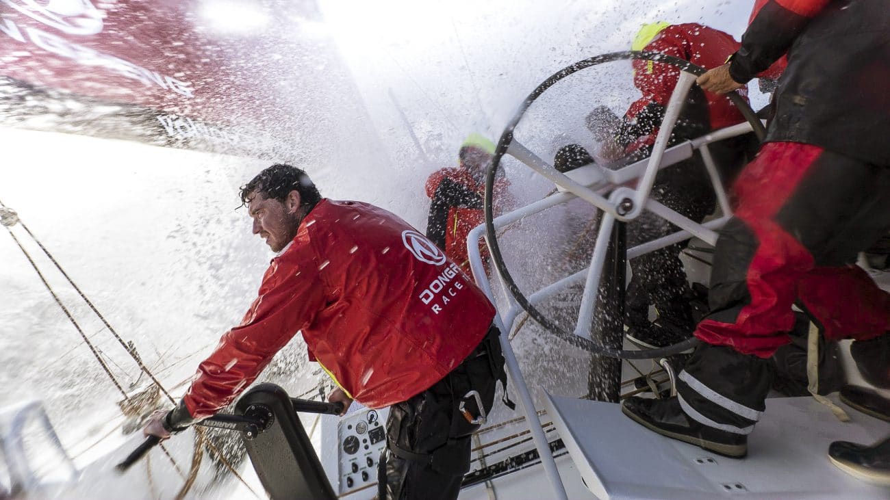 Dongfeng Race Team goes sailing in their re-fitted Volvo Ocean 6