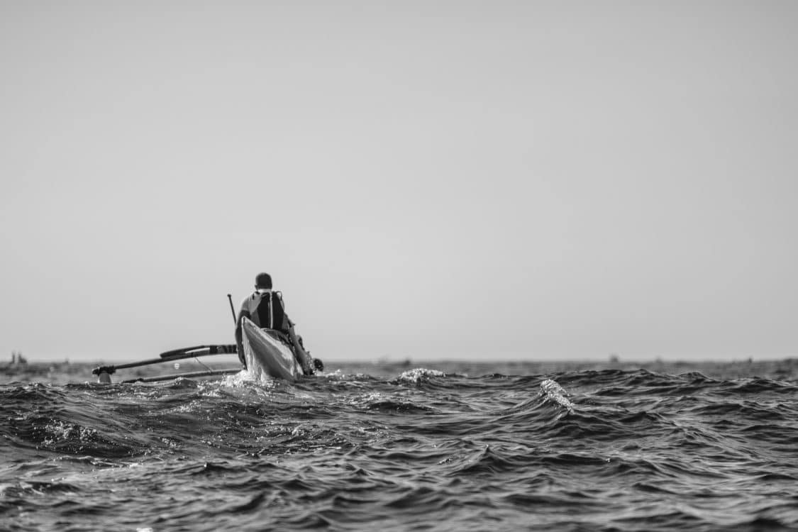 La Porquerollaise, Pirogue, Va'a