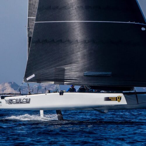 Extreme sailing, Fastest boats, GC32, GC32 MARSEILLE ONE DESIGN, GC32 Racing Tour, Marseille, TEAM ZOULOU, catamaran, foiling, foiling catamaran, one design yacht, sailing, speed, yachting