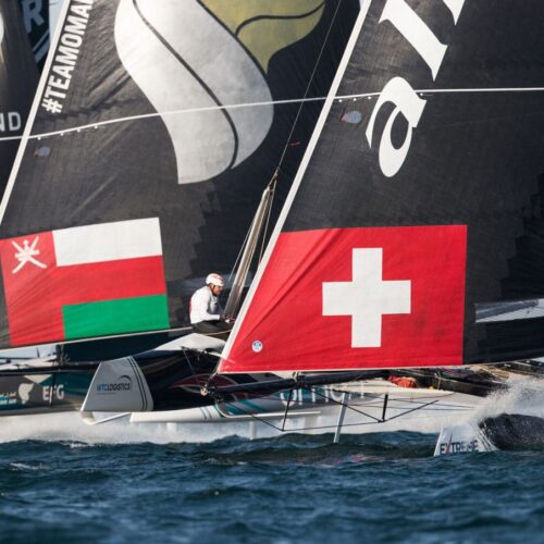 Water Sport, Sailing, The Extreme Sailing Series, ESS, Muscat, Oman, GC32, day 3