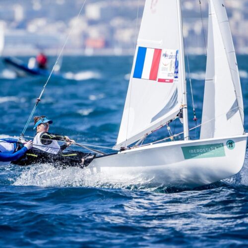 2018, 470 Women, FRA 28 470 Women FRA-9 Camille LECOINTRE Aloise RETORNAZ, Mallorca, Olympic sailing, Trofeo Princesa Sofia Iberostar